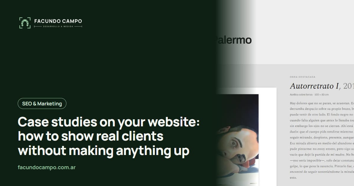 Case studies on your website: how to show real clients without making anything up