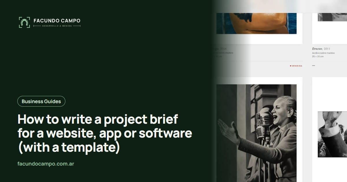 How to write a project brief for a website, app or software (with a template)