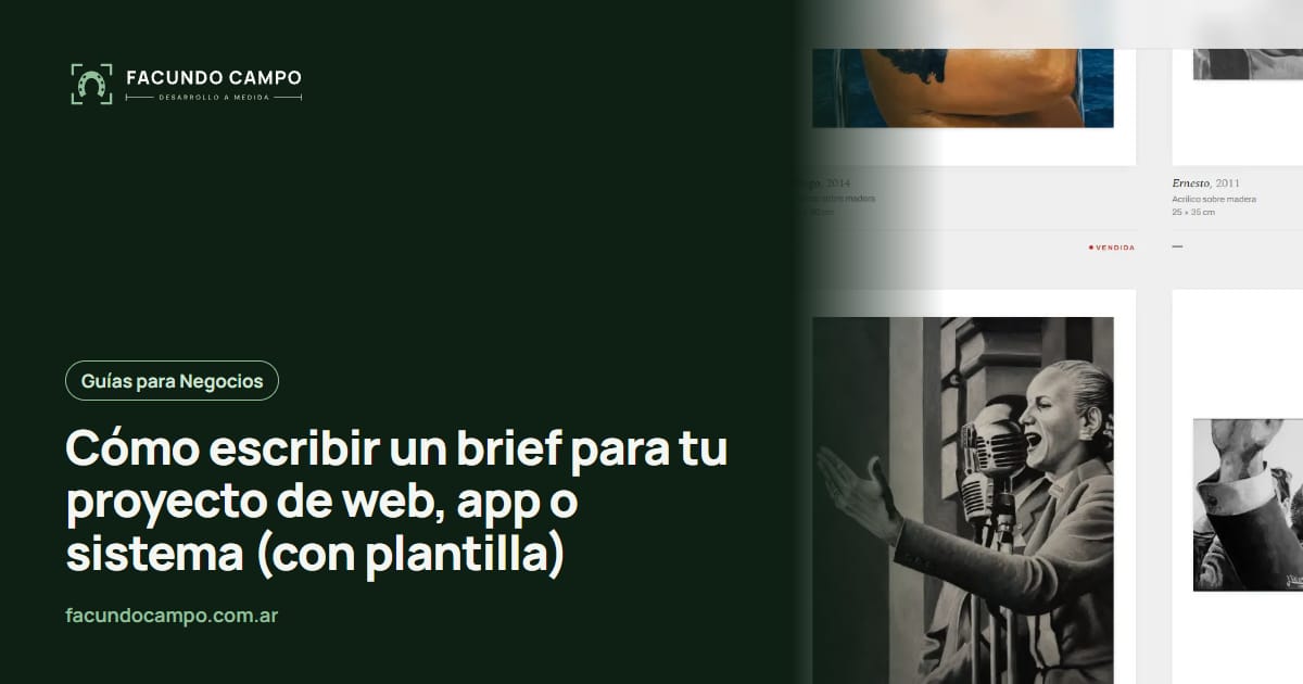 Cómo escribir un brief para tu proyecto de web, app o sistema (con plantilla)