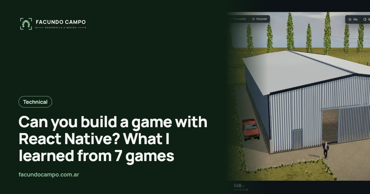 Can you build a game with React Native? What I learned from 7 games