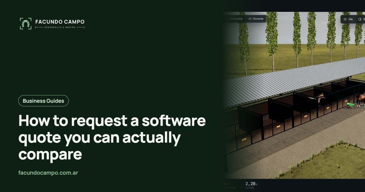 How to request a software quote you can actually compare