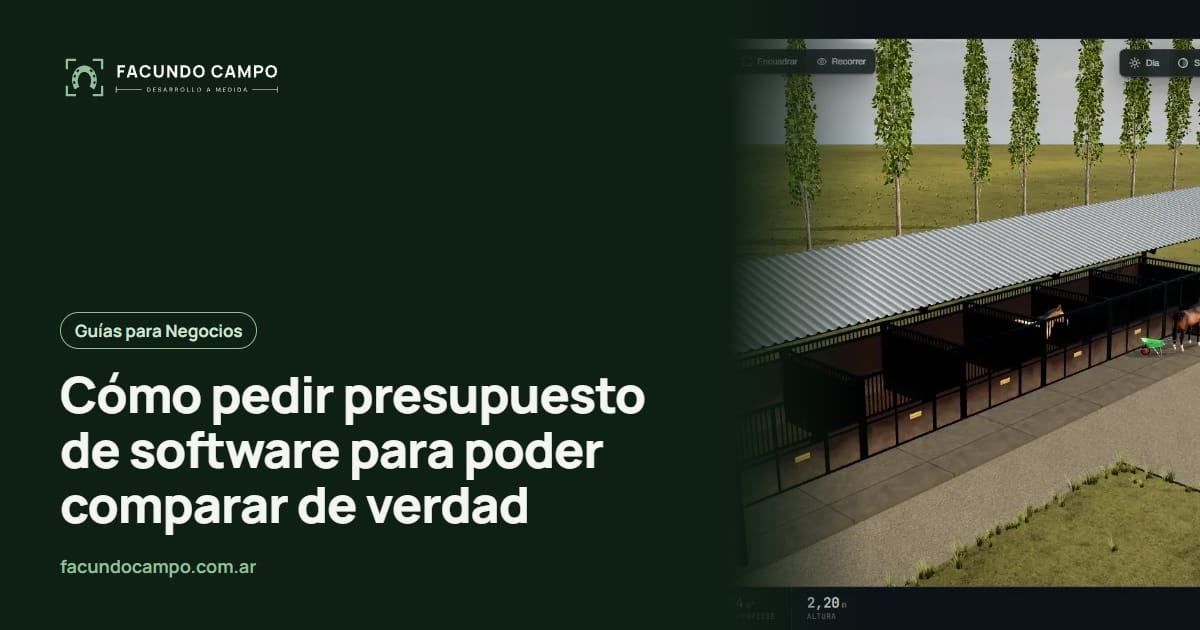 Cómo pedir presupuesto de software para poder comparar de verdad