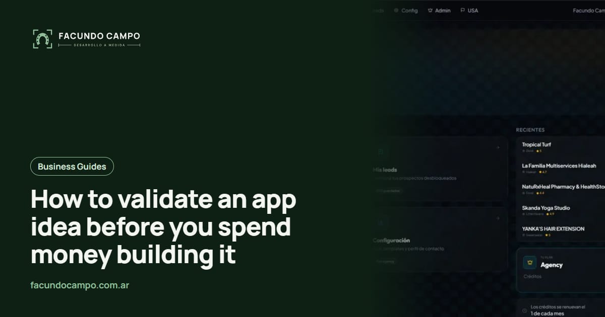 How to validate an app idea before you spend money building it