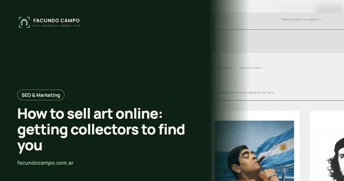 How to sell art online: getting collectors to find you