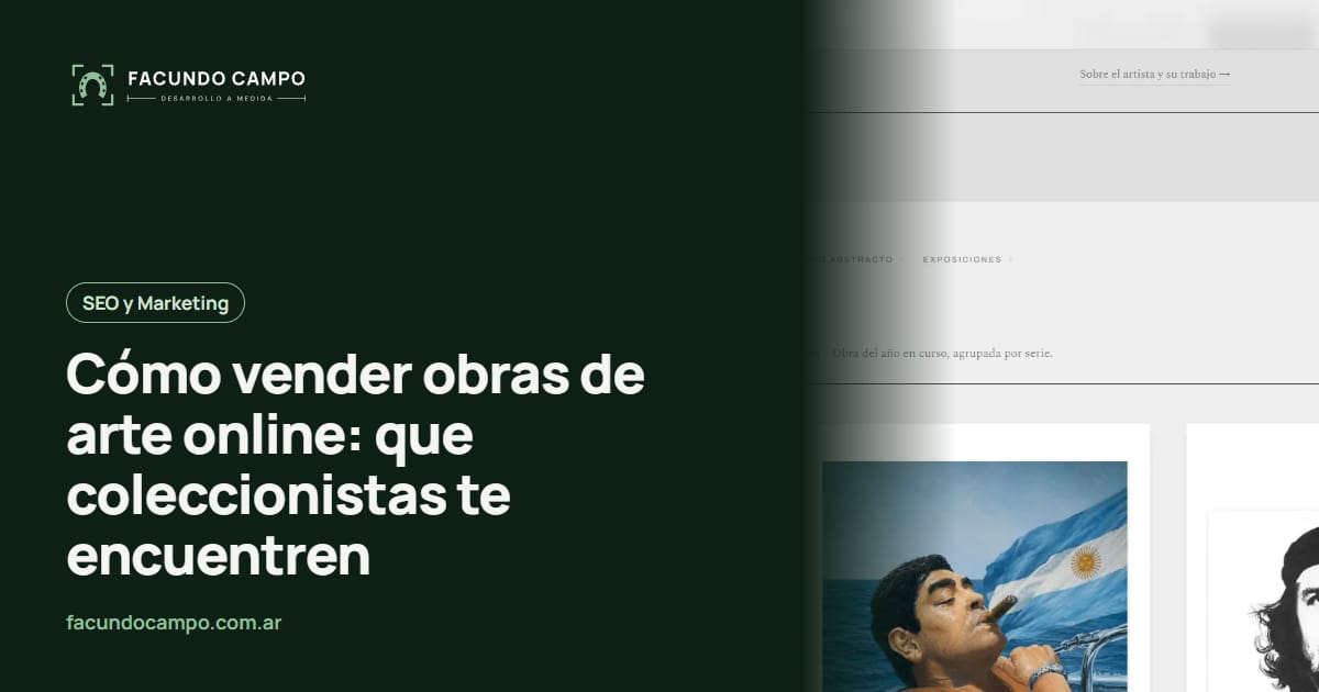 Cómo vender obras de arte online: que coleccionistas te encuentren