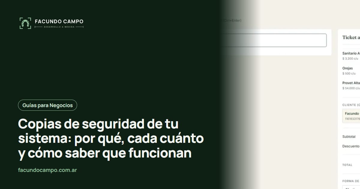 Copias de seguridad de tu sistema: por qué, cada cuánto y cómo saber que funcionan