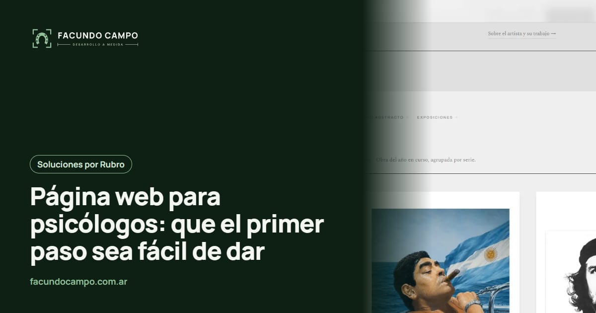 Página web para psicólogos: que el primer paso sea fácil de dar
