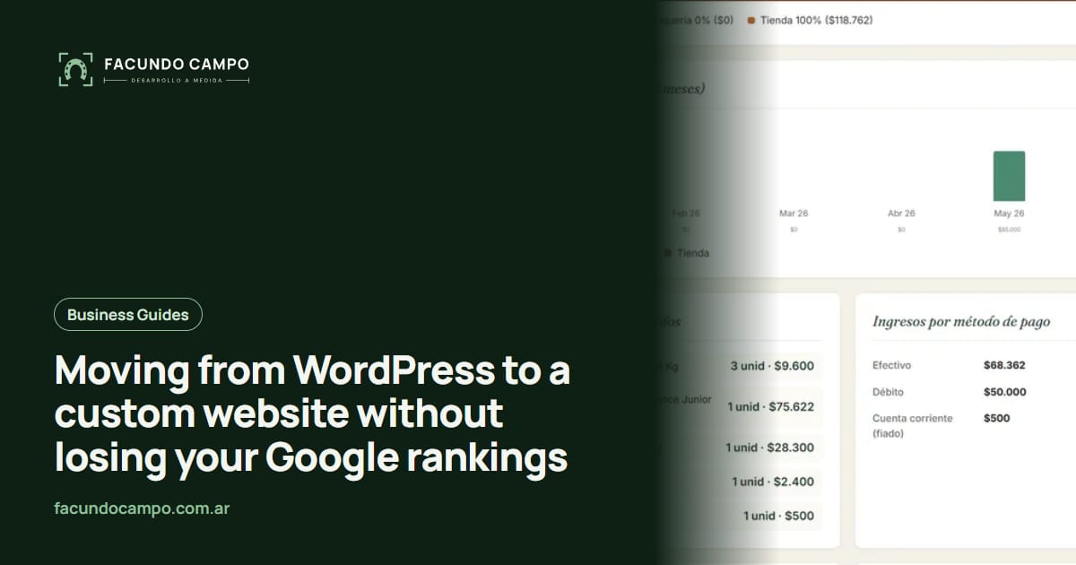 Moving from WordPress to a custom website without losing your Google rankings