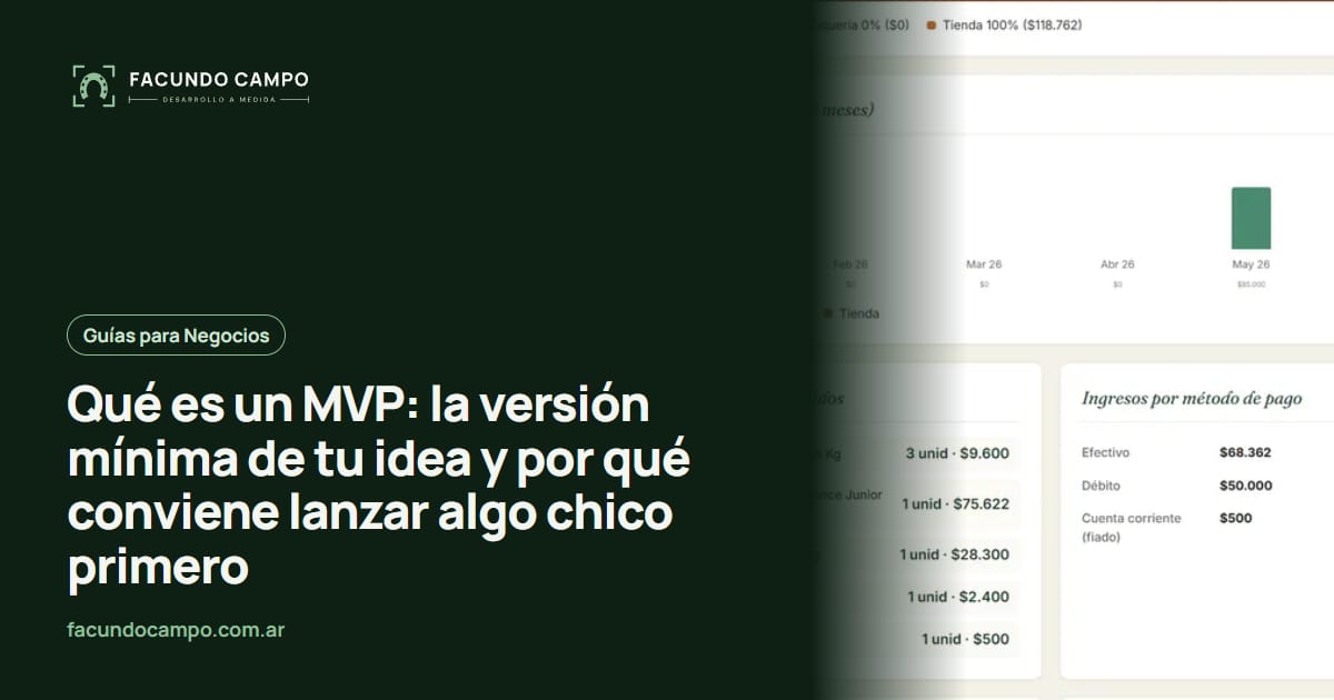 Qué es un MVP: la versión mínima de tu idea y por qué conviene lanzar algo chico primero