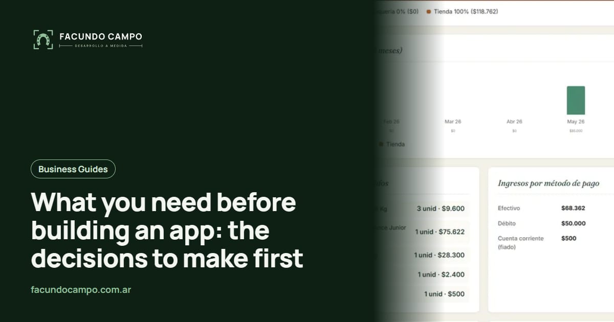 What you need before building an app: the decisions to make first