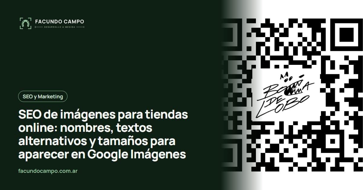 SEO de imágenes para tiendas online: nombres, textos alternativos y tamaños para aparecer en Google Imágenes