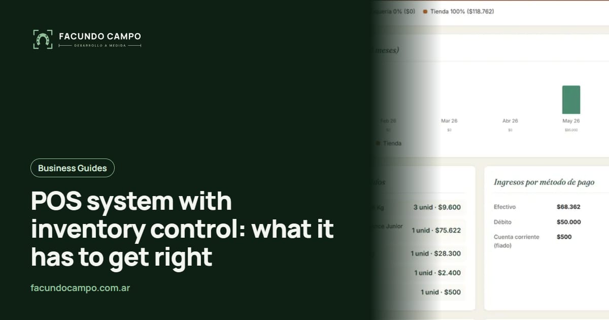 POS system with inventory control: what it has to get right