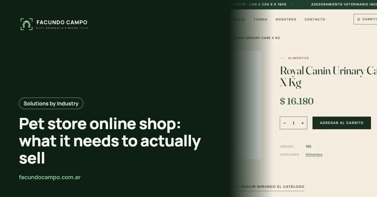 Pet store online shop: what it needs to actually sell